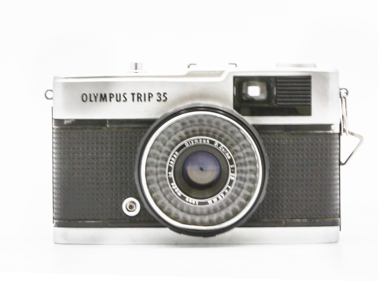 Olympus Trip 35 35mm Film Camera Silver D.Zuiko 40mm f/2.8 Lens JAPAN【Exc+4】