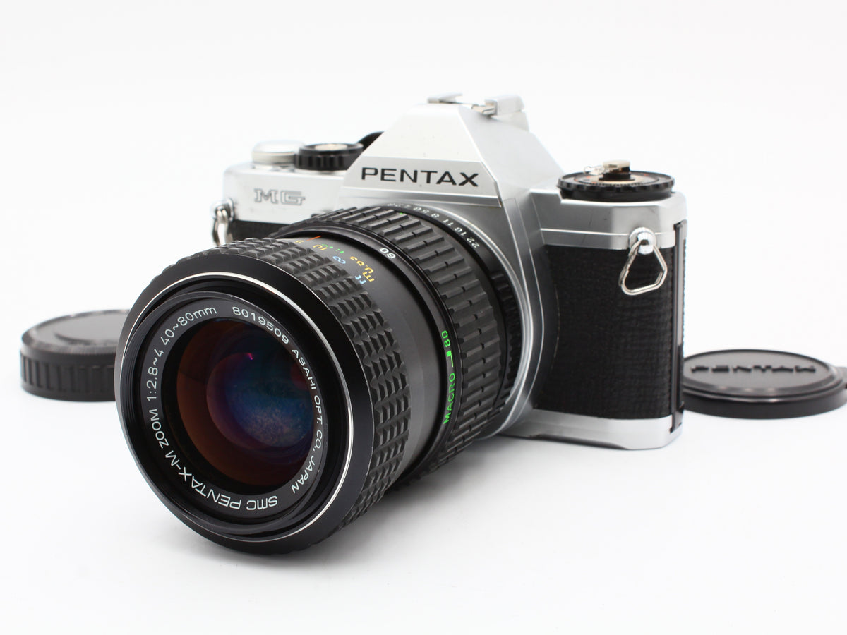 PENTAX MG 35mm Film Camera SMC PENTAX-M Zoom 40-80mm Lens JAPAN【Exc+3】