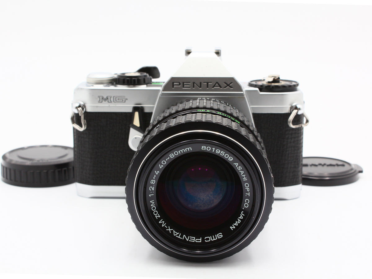 PENTAX MG 35mm Film Camera SMC PENTAX-M Zoom 40-80mm Lens JAPAN【Exc+3】