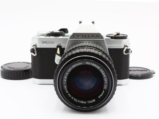 PENTAX MG 35mm Film Camera SMC PENTAX-M Zoom 40-80mm Lens JAPAN【Exc+3】