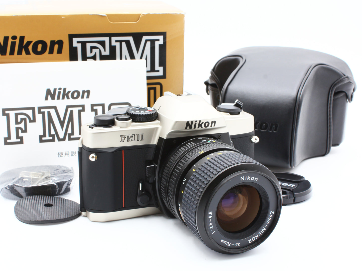 Nikon FM10 35mm SLR Film Camera Zoom-NIKKOR 35-70mm f/3.5-4.8 Lens JAPAN【Exc+5】