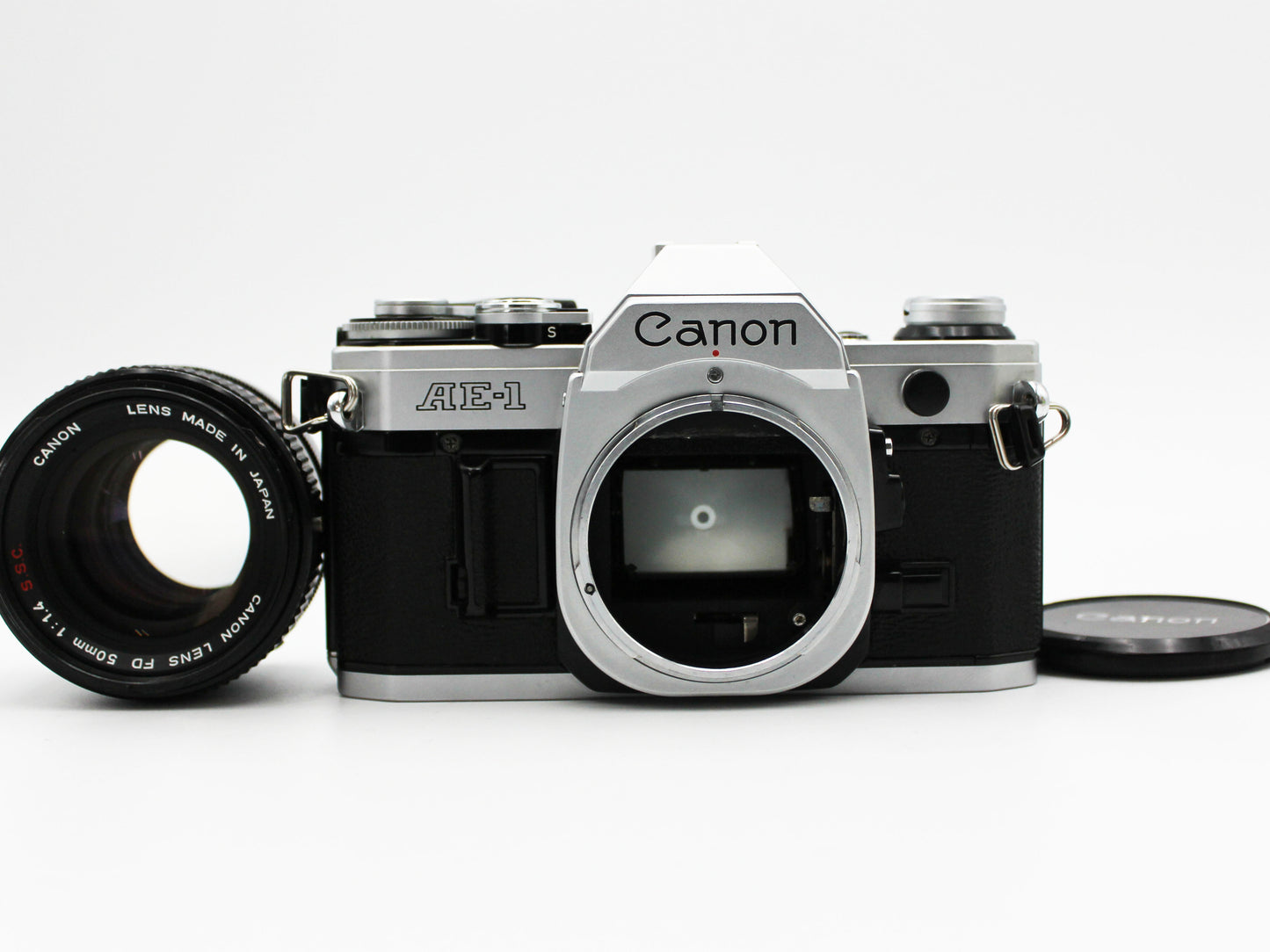 Canon AE-1 SLR Film Camera FD 50mm F1.4 S.S.C Lens from JAPAN【Exc+4】