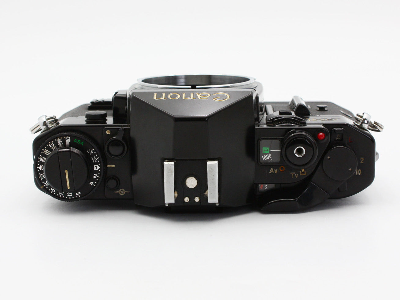 CANON A-1 SLR Film Camera BLACK FD 50mm f/1.4 S.S.C Lens from JAPAN 【As-is】