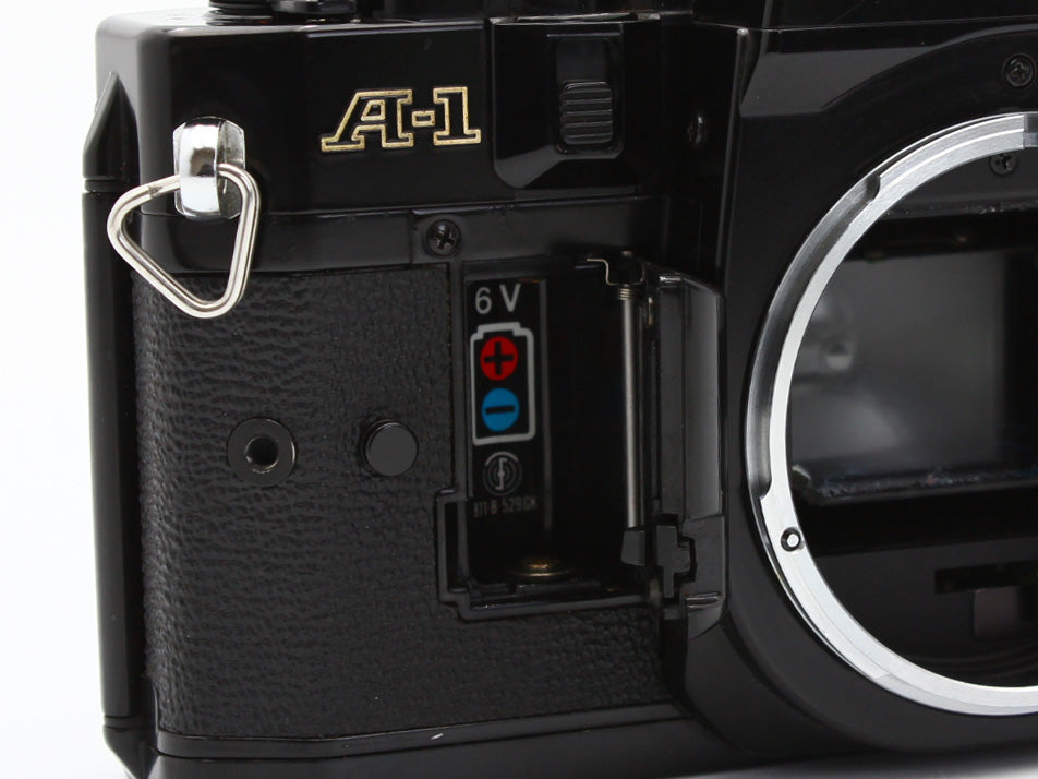 CANON A-1 SLR Film Camera BLACK FD 50mm f/1.4 S.S.C Lens from JAPAN 【As-is】
