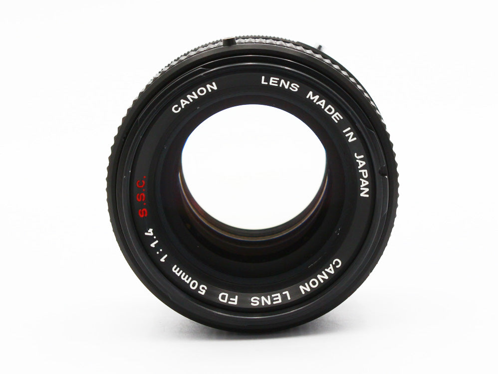 CANON A-1 SLR Film Camera BLACK FD 50mm f/1.4 S.S.C Lens from JAPAN 【As-is】