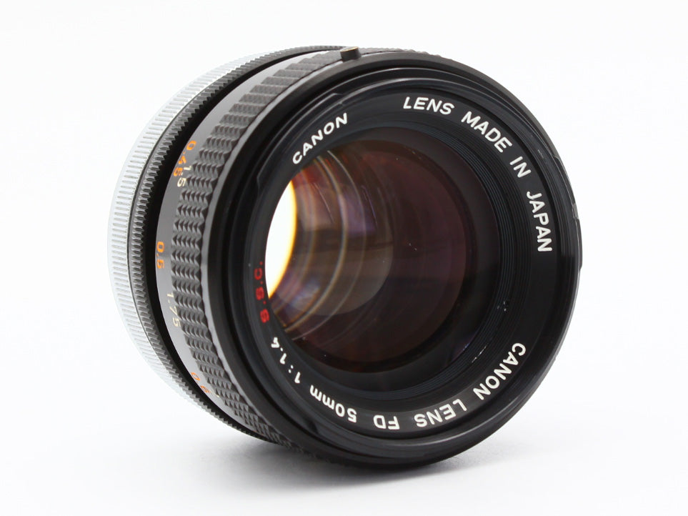 CANON A-1 SLR Film Camera BLACK FD 50mm f/1.4 S.S.C Lens from JAPAN 【As-is】