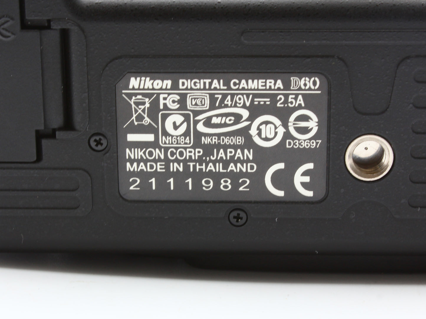 Nikon D60 Digital Camera AF-S DX NIKKOR 18-55mm f/3.5-5.6G VR Lens JAPAN【Exc+4】