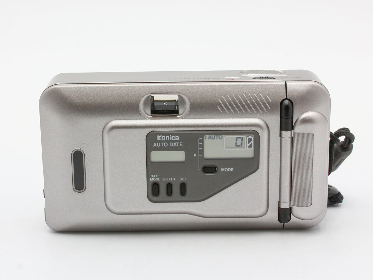 Konica A4 Silver 35mm Point and Shoot Film Camera 35mm f/3.5 Lens JAPAN【Exc+5】