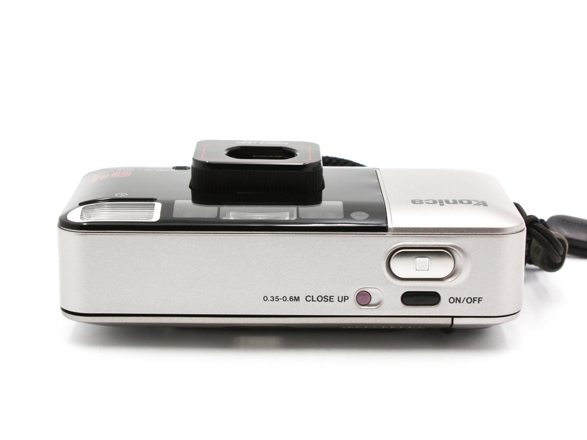 Konica A4 Silver 35mm Point and Shoot Film Camera 35mm f/3.5 Lens JAPAN【Exc+5】
