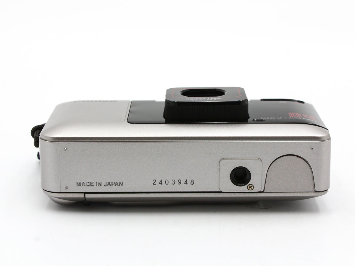 Konica A4 Silver 35mm Point and Shoot Film Camera 35mm f/3.5 Lens JAPAN【Exc+5】