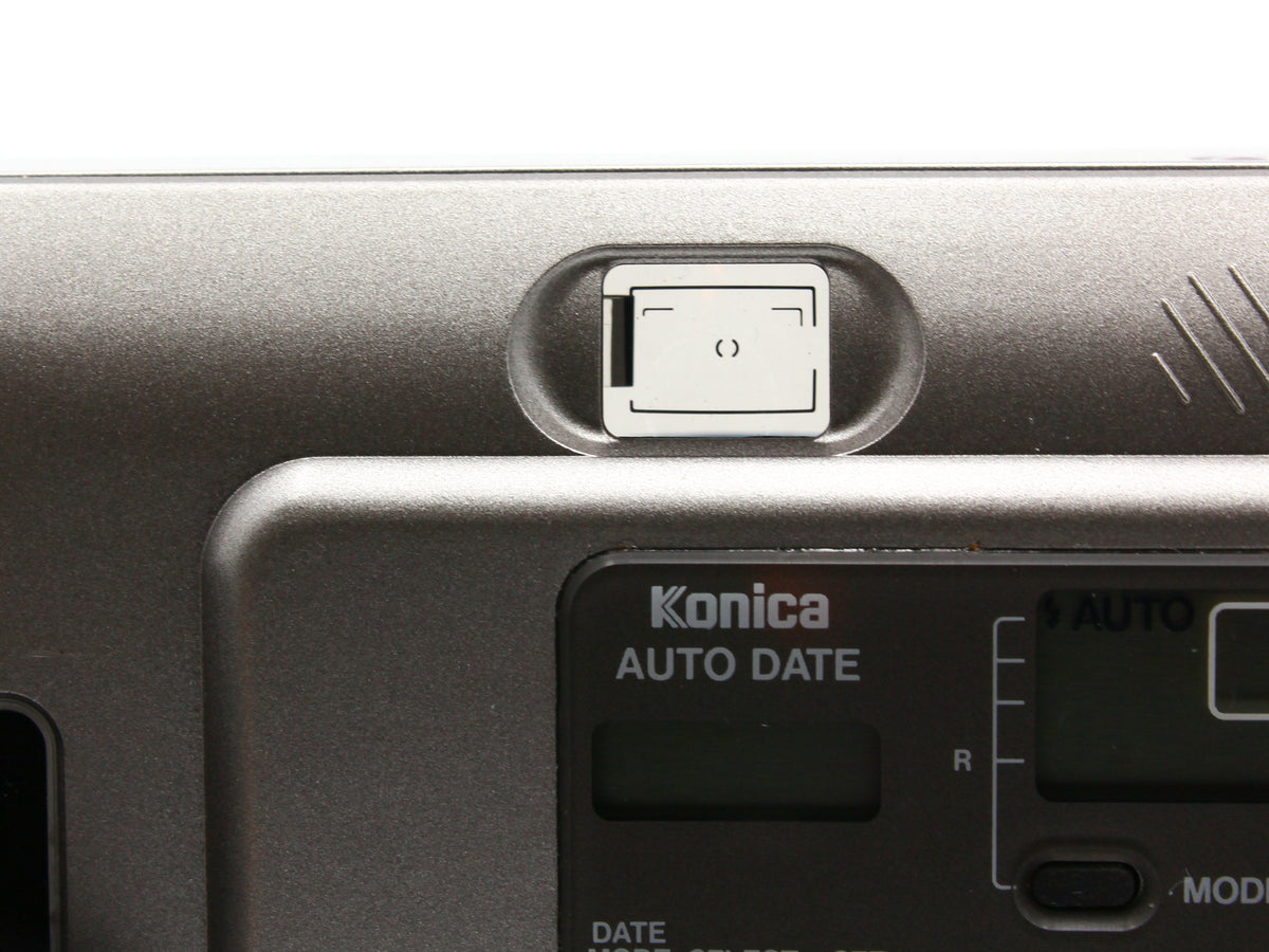 Konica A4 Silver 35mm Point and Shoot Film Camera 35mm f/3.5 Lens JAPAN【Exc+5】