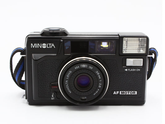 MINOLTA HI-MATIC AF2-M Point & Shoot Film Camera 38mm f/2.8 Lens JAPAN【Exc+5】