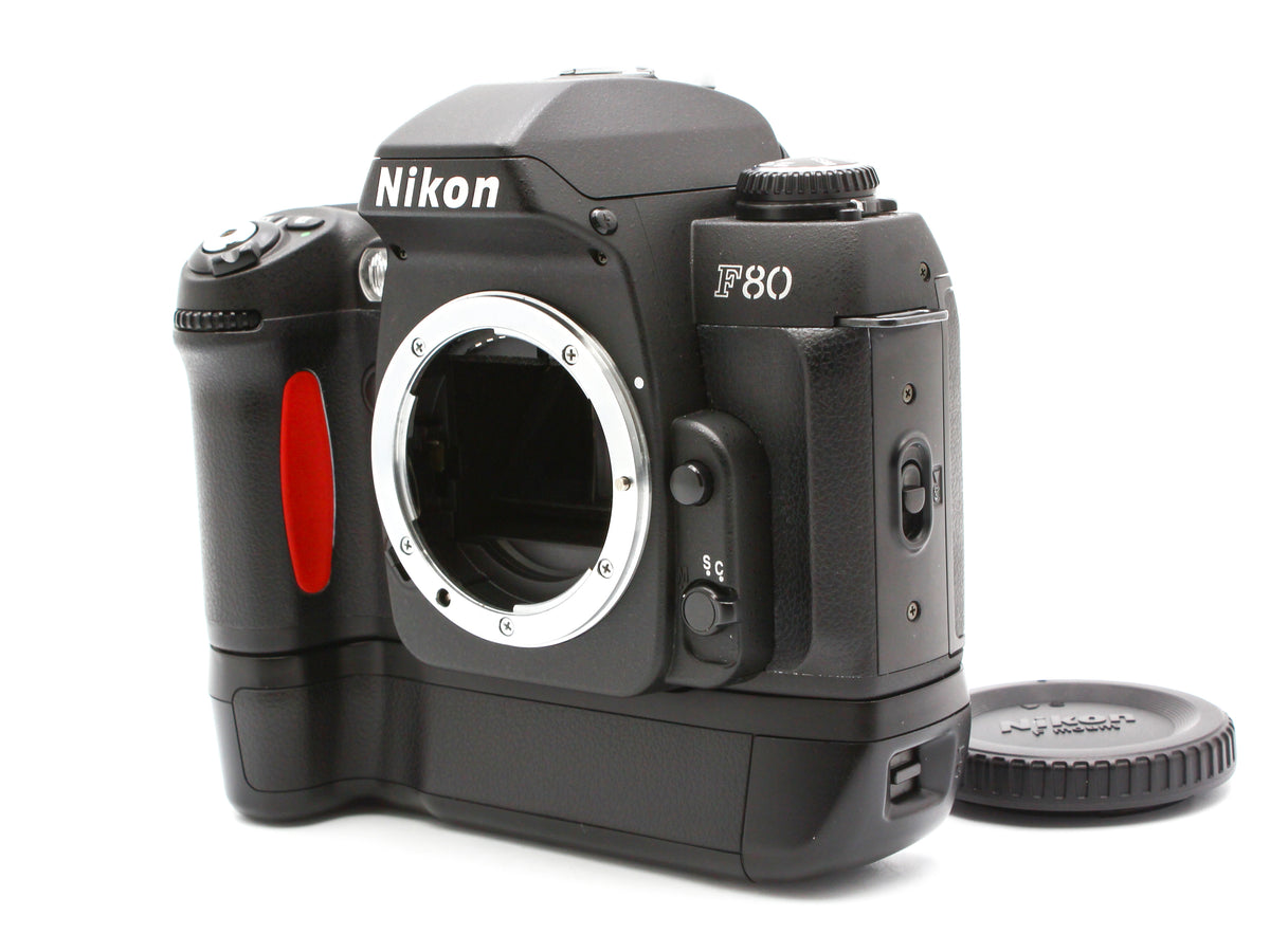 Nikon F80 Black SLR 35mm Film Camera Body MB-16 from JAPAN【NearMint】