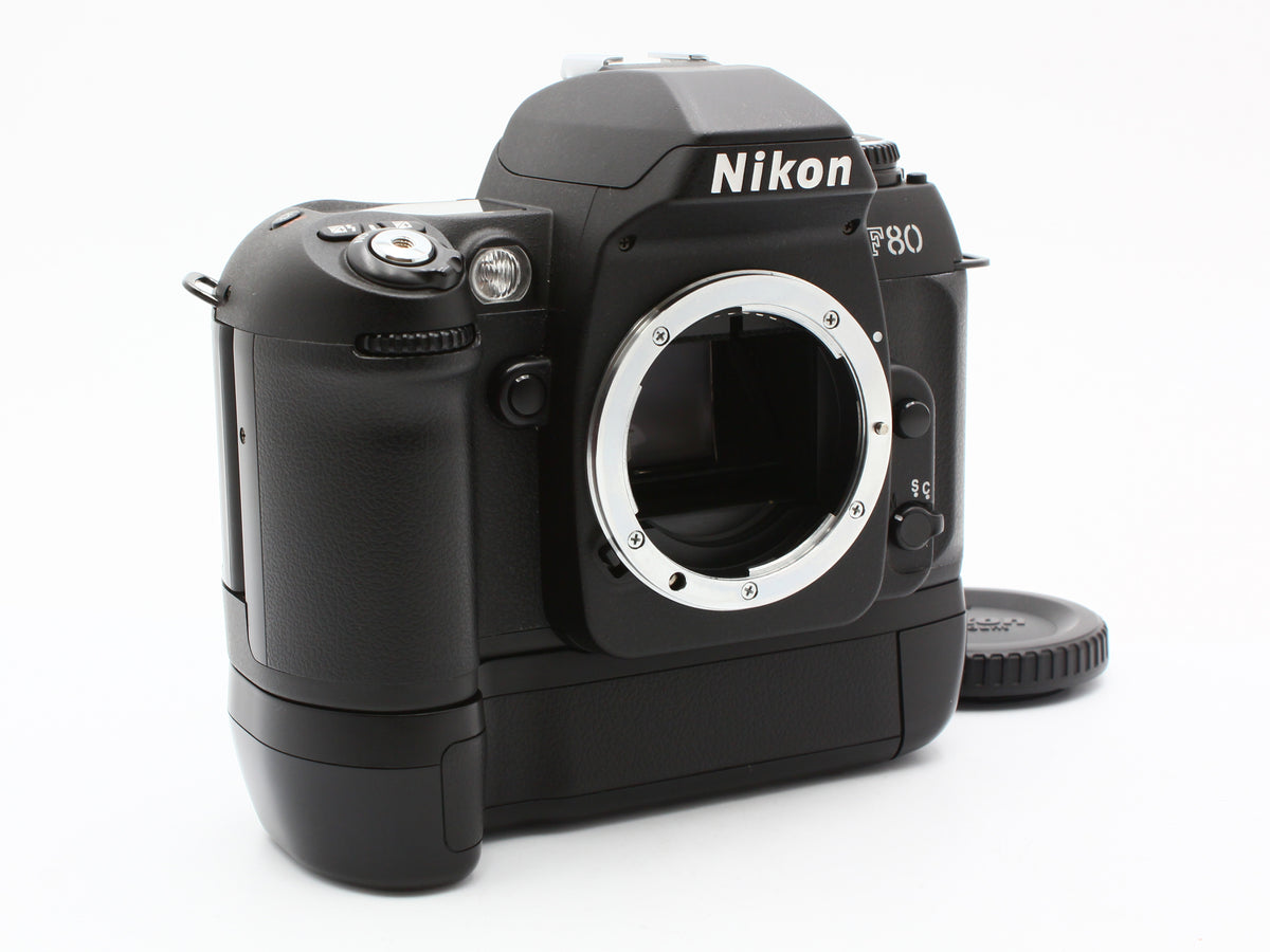 Nikon F80 Black SLR 35mm Film Camera Body MB-16 from JAPAN【NearMint】