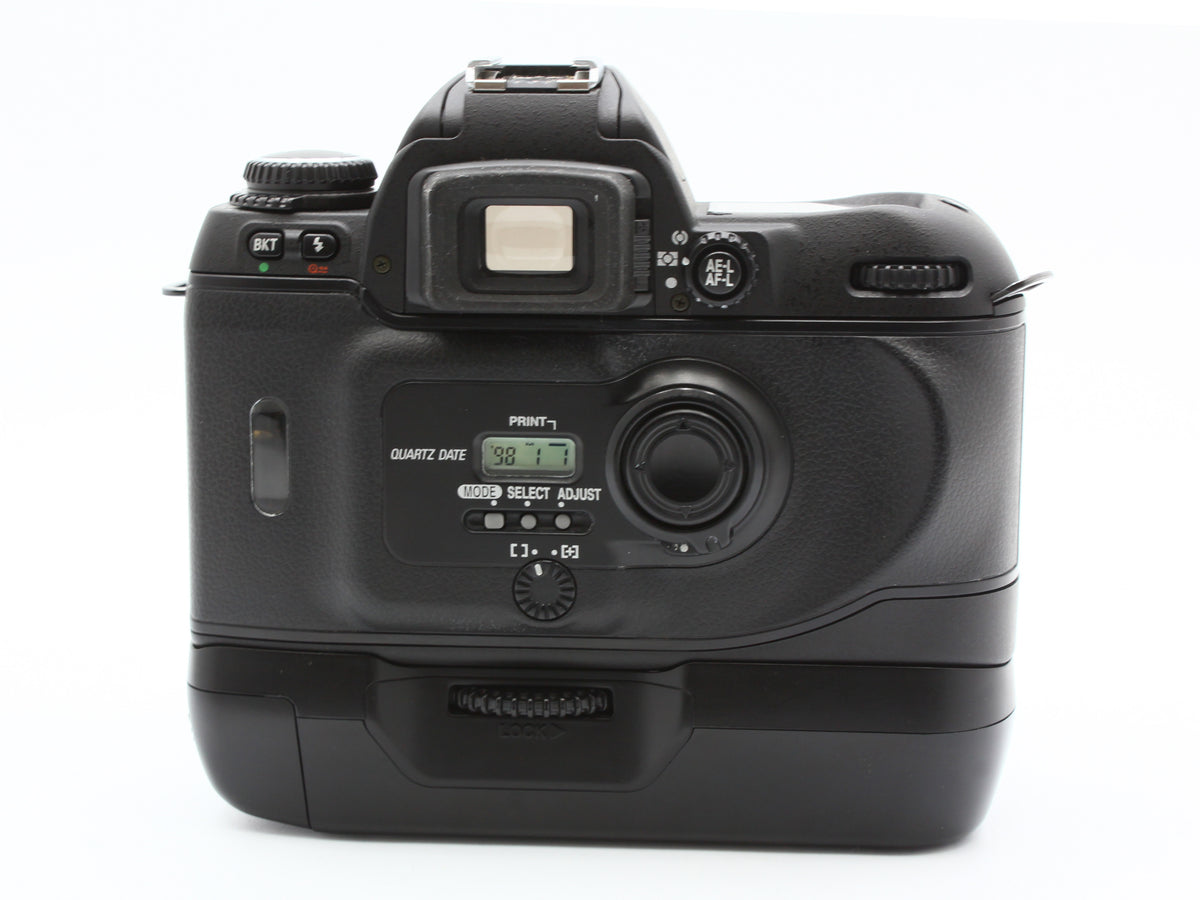Nikon F80 Black SLR 35mm Film Camera Body MB-16 from JAPAN【NearMint】