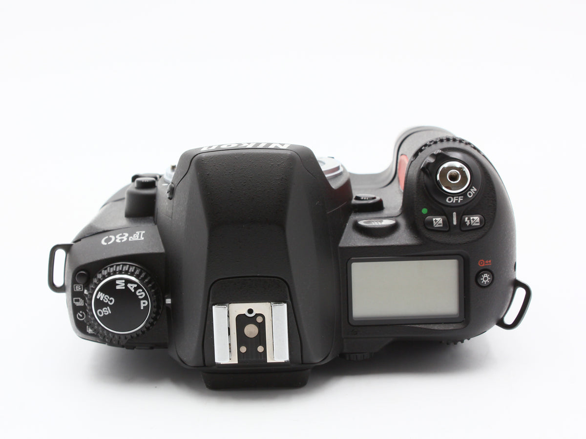 Nikon F80 Black SLR 35mm Film Camera Body MB-16 from JAPAN【NearMint】