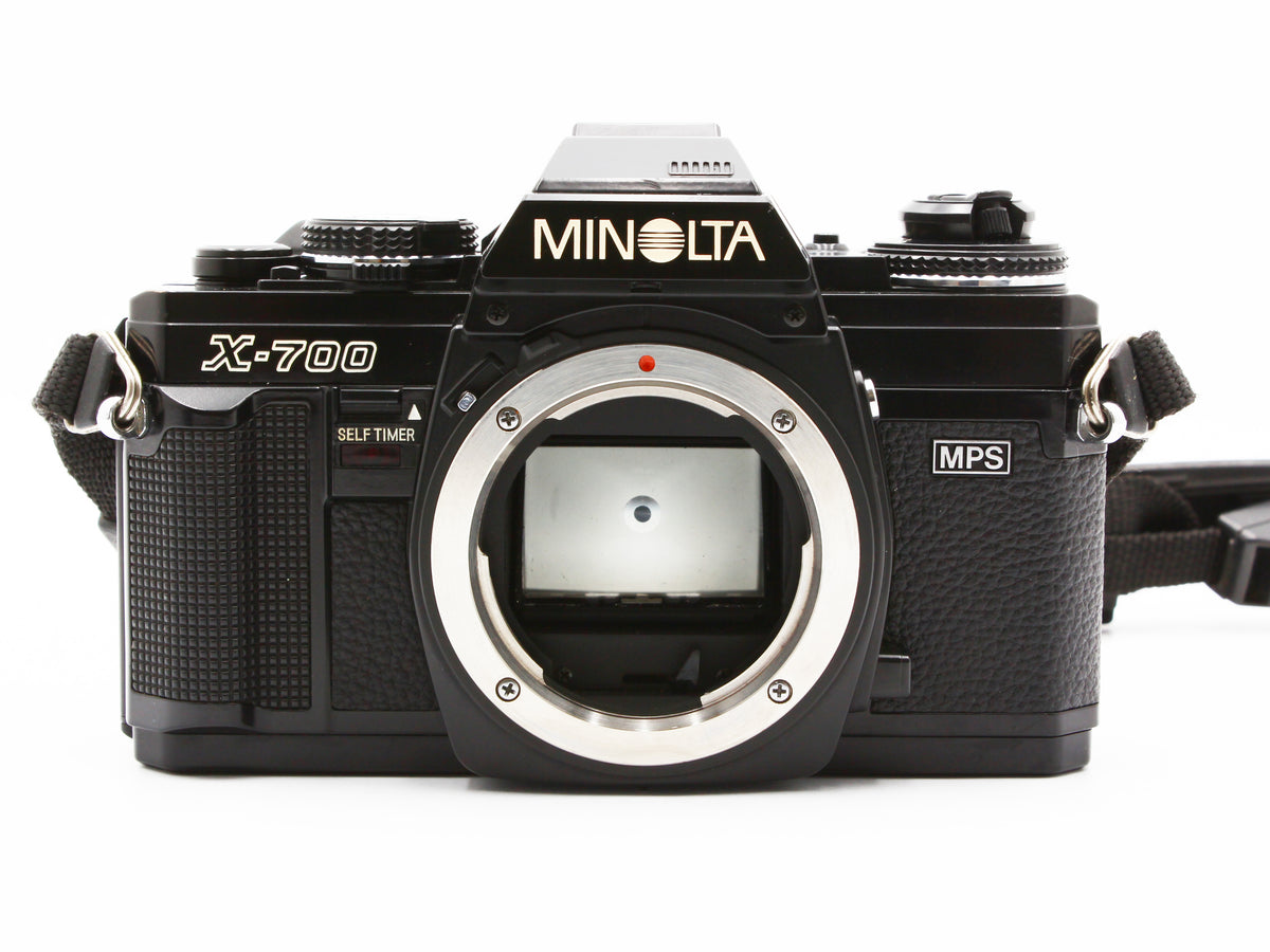 MINOLTA X-700 MPS Black SLR Film Camera MD ROKKOR 50mm f/1.7 Lens JAPAN【Exc+4】