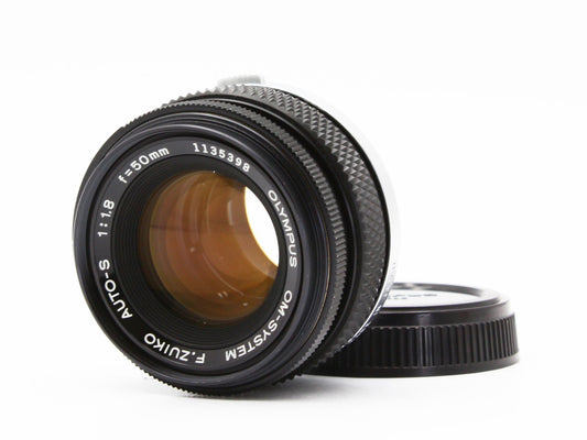OLYMPUS F.ZUIKO AUTO-S 50mm f/1.8 Lens from JAPAN【Exc+4】