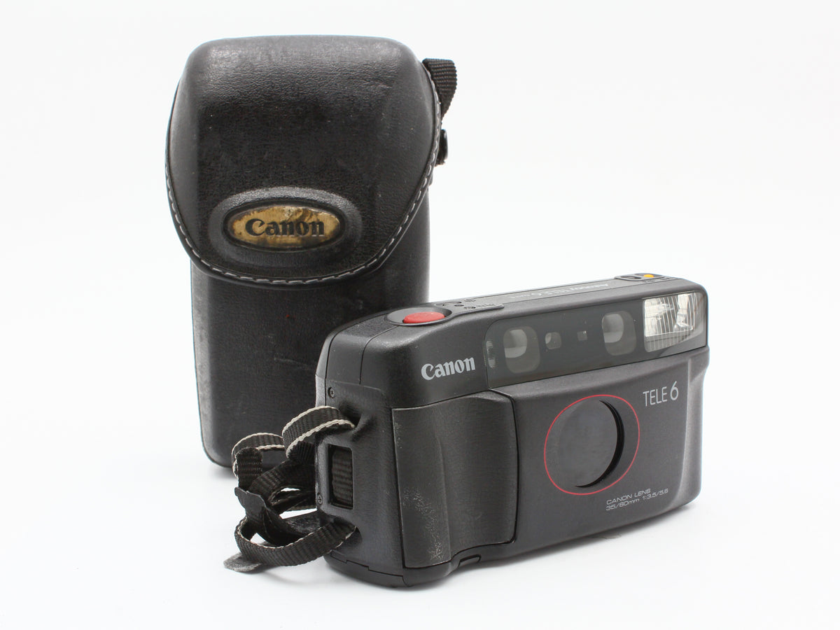 Canon Autoboy TELE6 DATE Point & Shoot 35mm Film Camera from JAPAN【Exc+5】