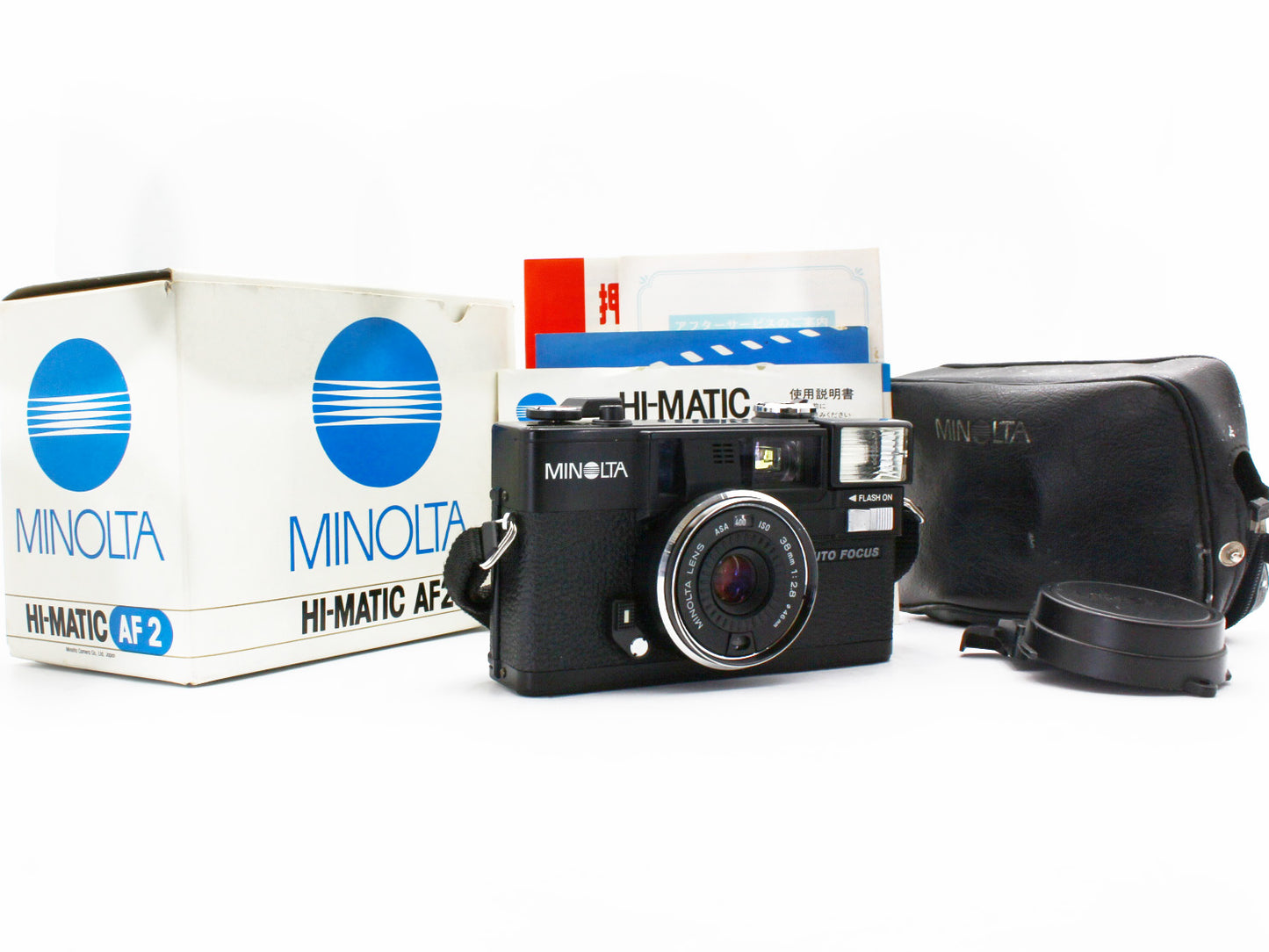 Minolta Hi-Matic AF2 Point & Shoot 35mm Film Camera from JAPAN【Exc+3】