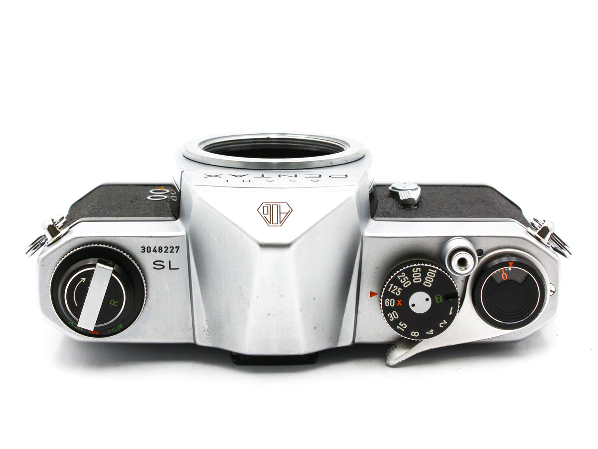ASAHI PENTAX SL SLR Film Camera Super-Takumar 55mm f/1.8 Lens from JAPAN【Exc+5】