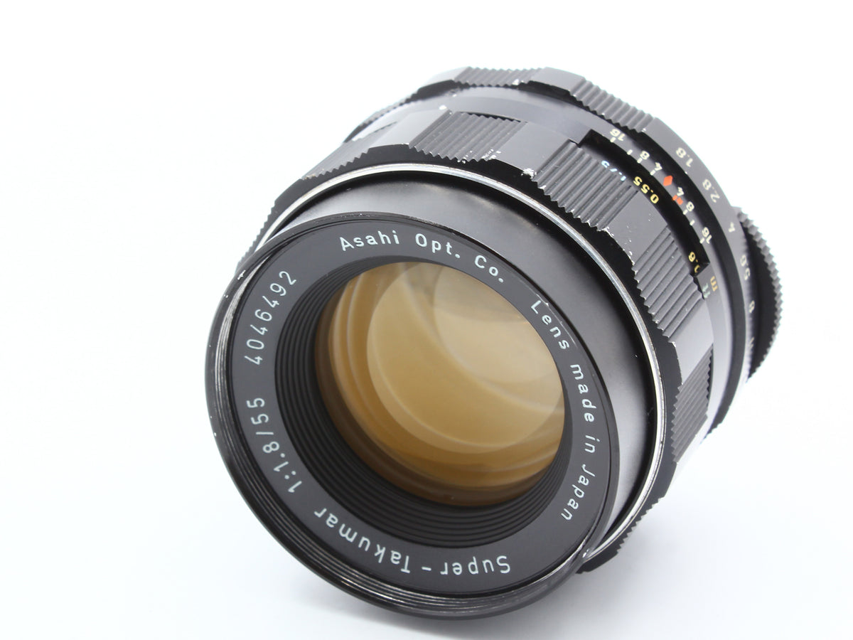 ASAHI PENTAX SL SLR Film Camera Super-Takumar 55mm f/1.8 Lens from JAPAN【Exc+5】