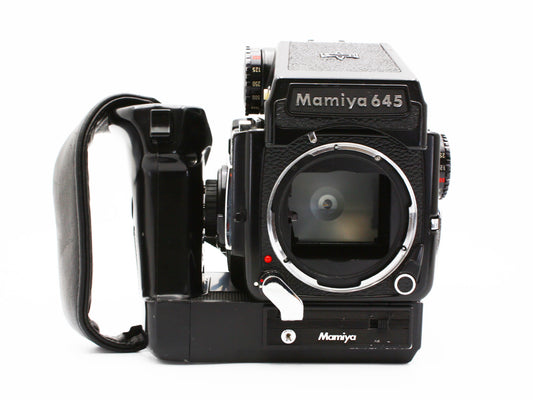 Mamiya M645 1000S Medium Format SLR Film Camera Body Grip from JAPAN【Exc+4】