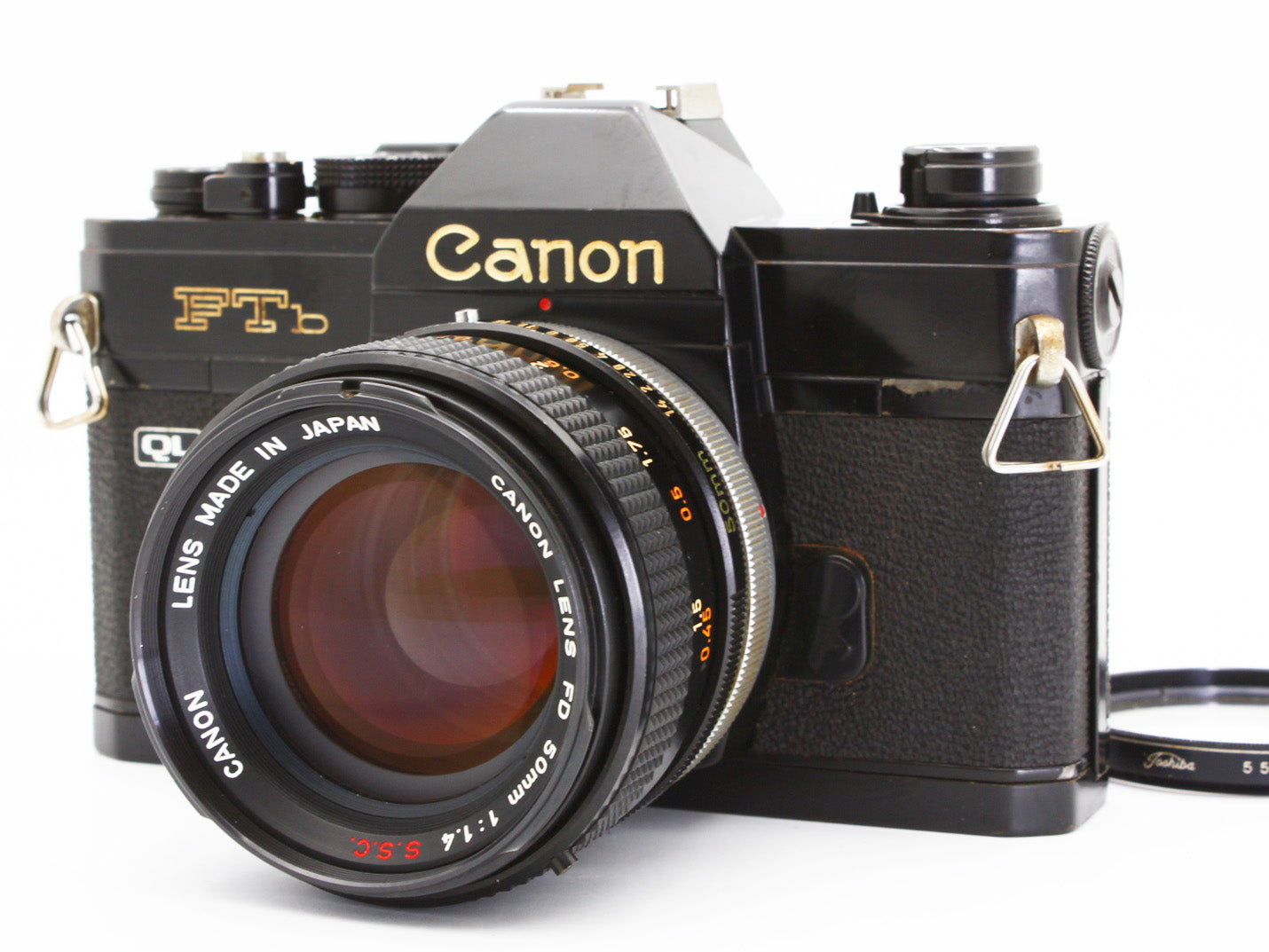 Canon FTb QL 35mm SLR Film Camera FD 50mm f/1.4 s.s.c Lens from JAPAN【Very Good】