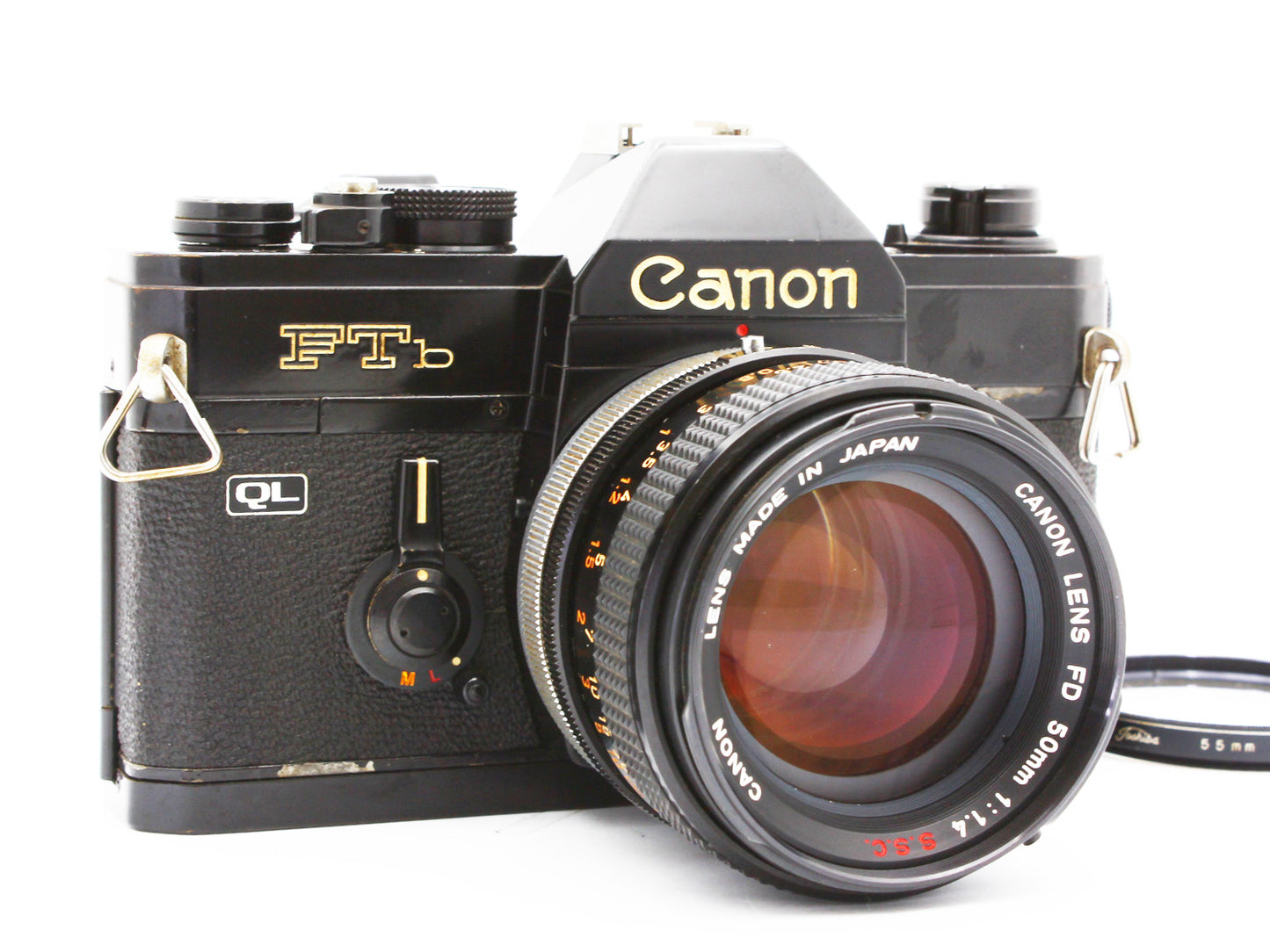 Canon FTb QL 35mm SLR Film Camera FD 50mm f/1.4 s.s.c Lens from JAPAN【Very Good】