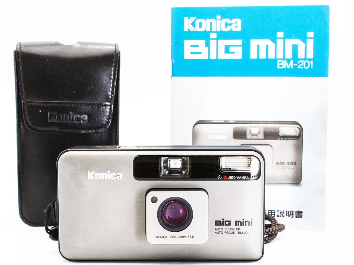 Konica Big Mini BM-201 Film Camera 35mm f/3.5 Lens from JAPAN【As-is】