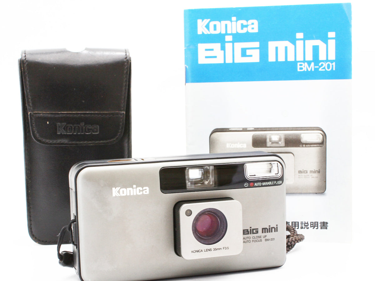 Konica Big Mini BM-201 Film Camera 35mm f/3.5 Lens from JAPAN【As-is】