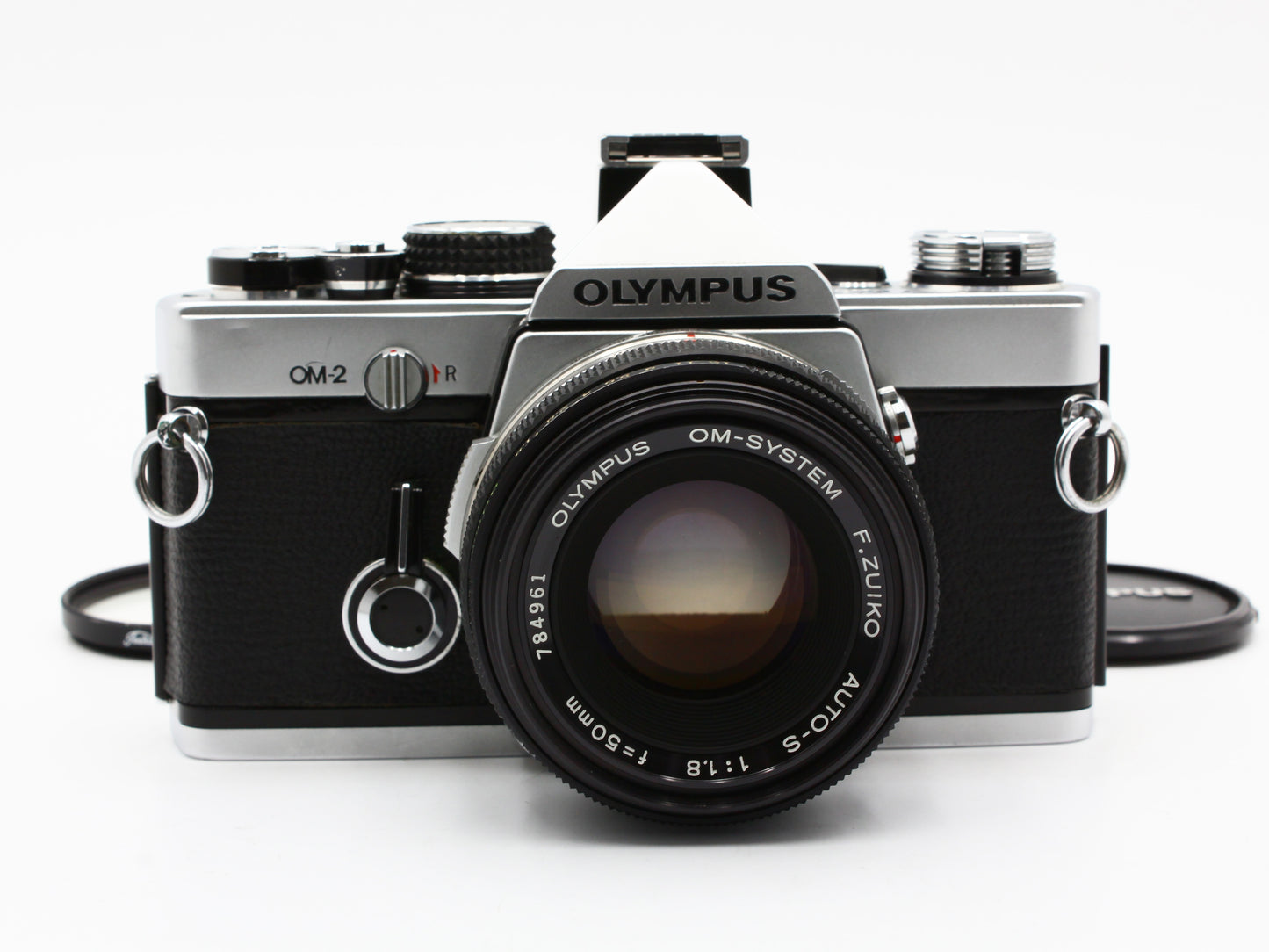 Olympus OM-2 SLR Film Camera F.Zuiko Auto-S 50mm f/1.8 Lens from JAPAN【Exc+4】