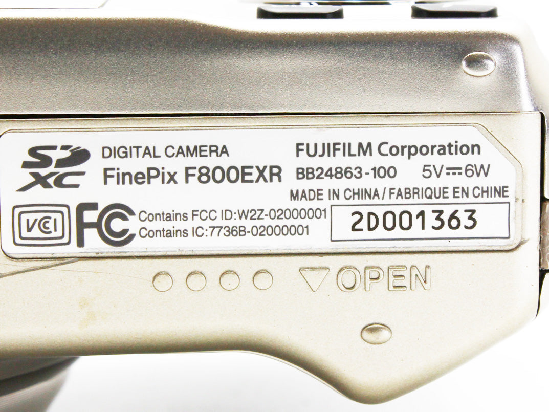 FUJIFILM FINEPIX F800EXR Digital Camera 16MP 20x Zoom Lens from JAPAN【Exc+5】