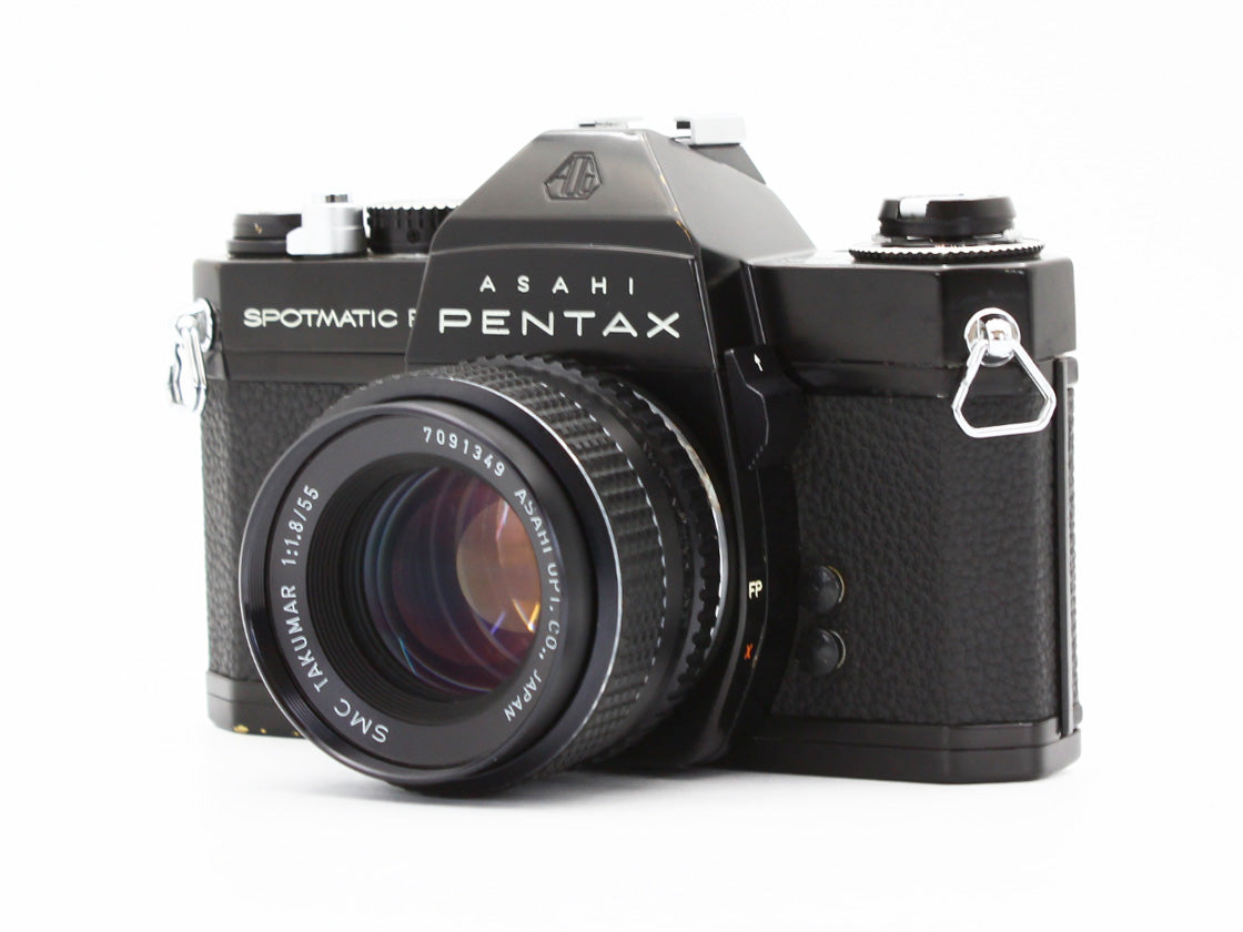 Pentax Spotmatic F 35mm SLR Film Camera SMC Takumar 55mm f/1.8 Lens【Very Good】
