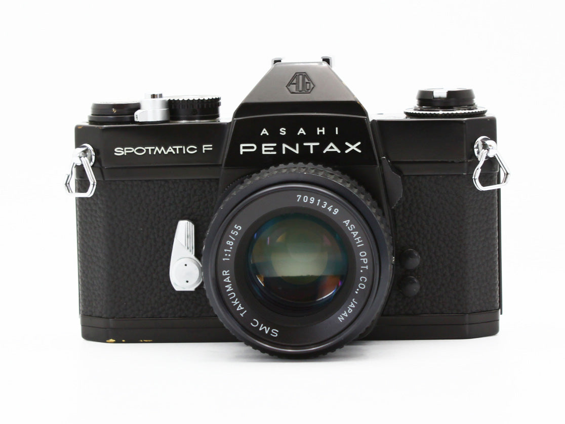 Pentax Spotmatic F 35mm SLR Film Camera SMC Takumar 55mm f/1.8 Lens【Very Good】