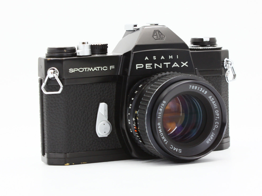 Pentax Spotmatic F 35mm SLR Film Camera SMC Takumar 55mm f/1.8 Lens【Very Good】