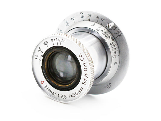 C Simlar 5cm 50mm F/3.5 Tokyo Opt Co LTM39 Leica Lens from JAPAN【Exc+4】