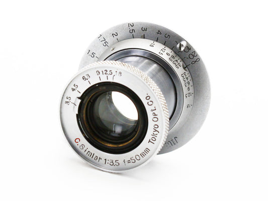 C Simlar 5cm 50mm F/3.5 Tokyo Opt Co LTM39 Leica Lens from JAPAN【Exc+4】