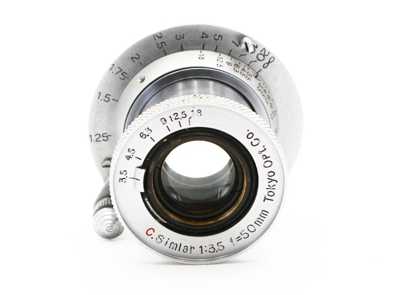 C Simlar 5cm 50mm F/3.5 Tokyo Opt Co LTM39 Leica Lens from JAPAN【Exc+4】