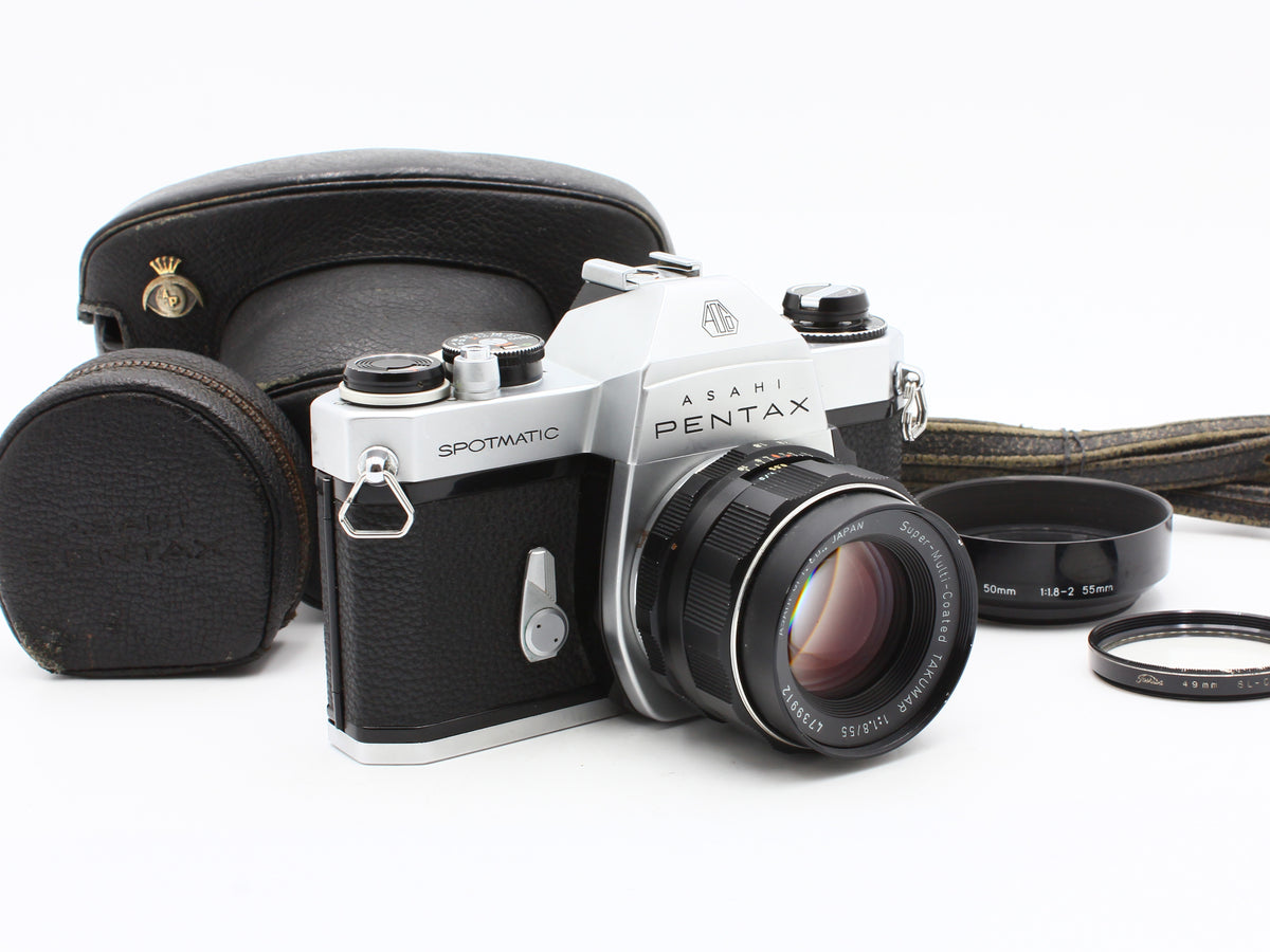 ASAHI PENTAX SPOTMATIC SP II SMC TAKUMAR 55mm f/1.8 Lens from JAPAN【Exc+4】