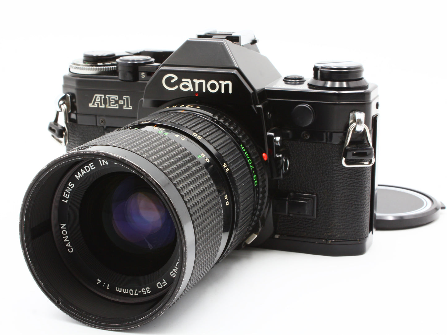 Canon AE-1 Silver Film Camera FL 50mm f/1.4 Prime Lens from JAPAN【Exc+4】