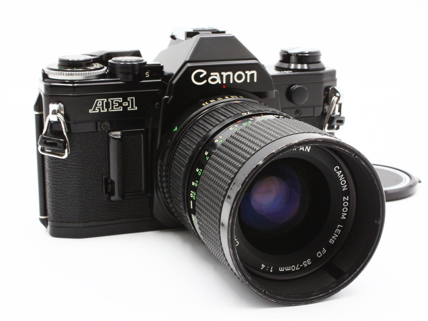 Canon AE-1 Silver Film Camera FL 50mm f/1.4 Prime Lens from JAPAN【Exc+4】