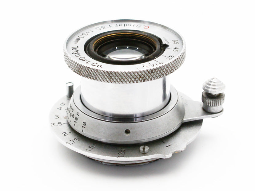 C Simlar 5cm 50mm F/3.5 Tokyo Opt Co LTM39 Leica Lens from JAPAN【Exc+4】