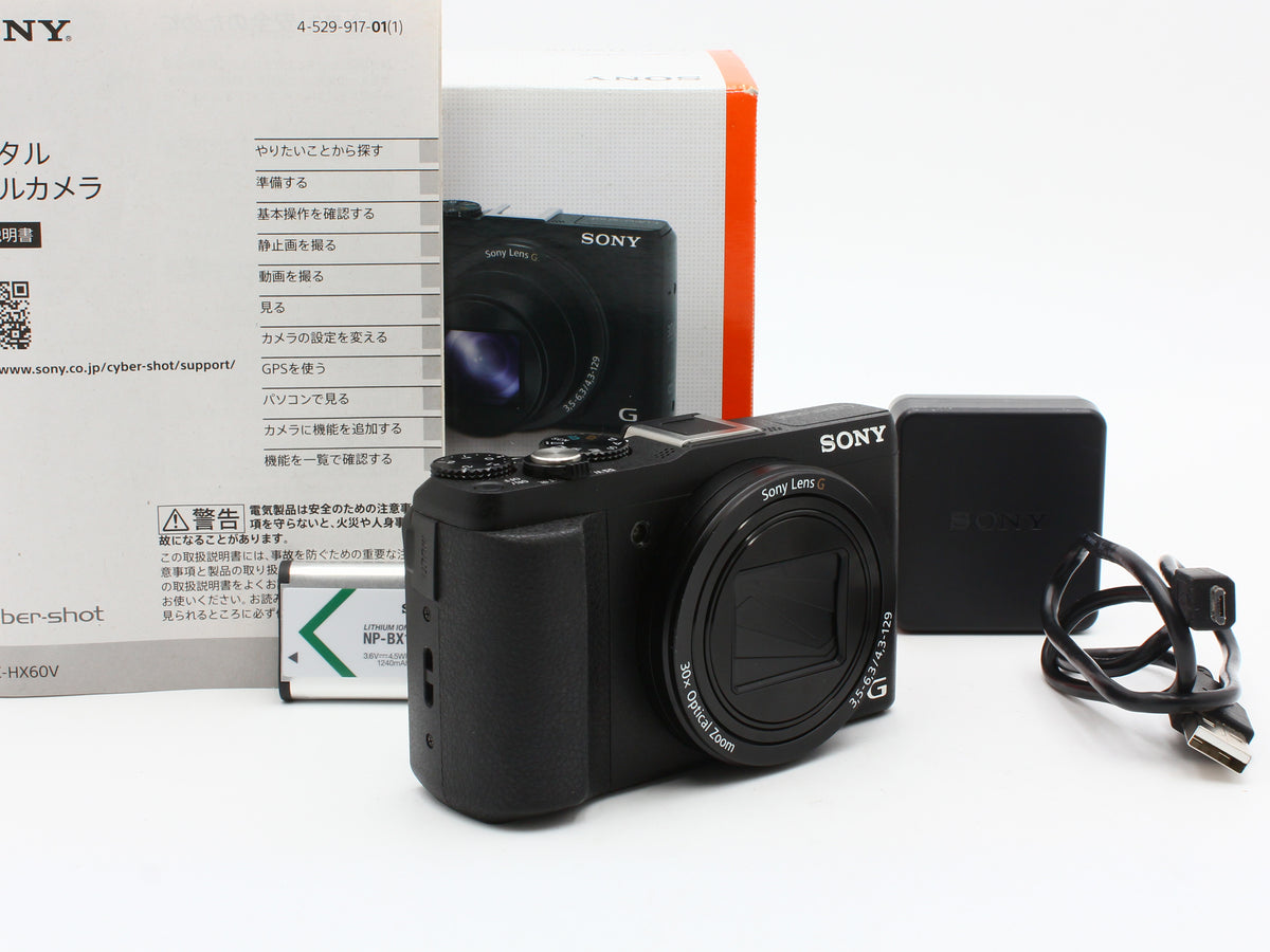 SONY Cyber-shot DSC-HX60V Digital Camera Optical Zoom Lens from JAPAN【Near Mint】