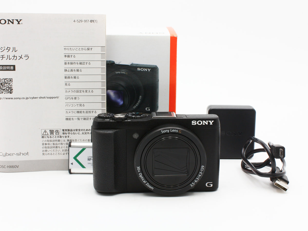 SONY Cyber-shot DSC-HX60V Digital Camera Optical Zoom Lens from JAPAN【Near Mint】