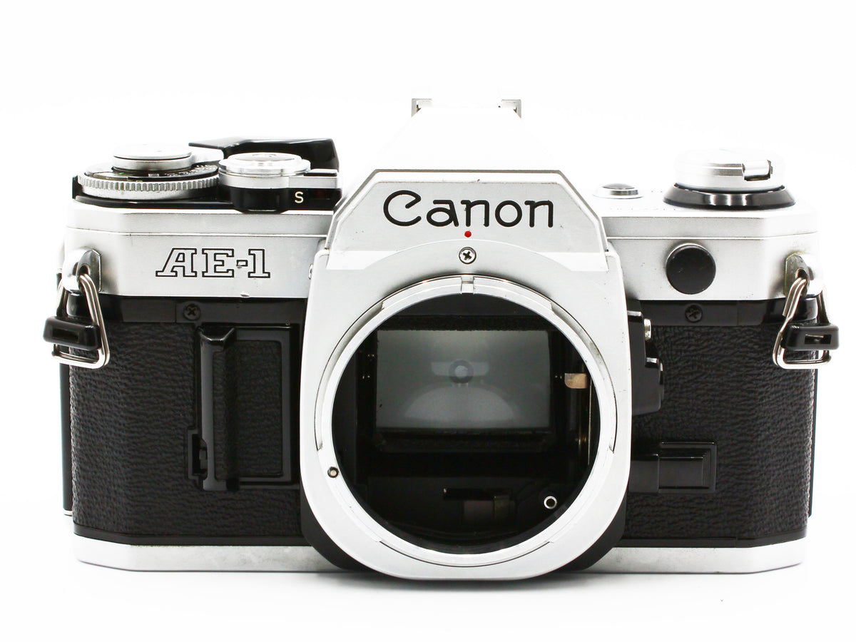 Canon AE-1 Silver Film Camera FL 50mm f/1.4 Prime Lens from JAPAN【Exc+4】