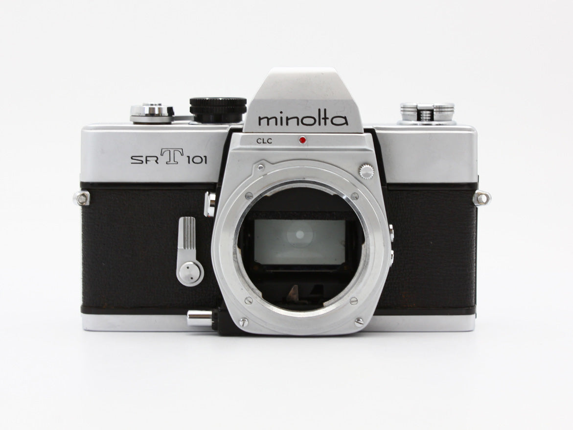 Minolta SRT101 SLR Film Camera MC W.Rokkor-HG 35mm f/2.8 Lens from JAPAN【Exc+4】