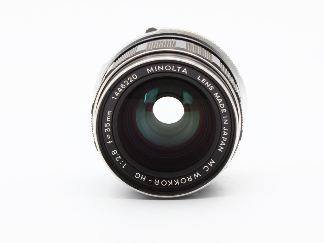 Minolta SRT101 SLR Film Camera MC W.Rokkor-HG 35mm f/2.8 Lens from JAPAN【Exc+4】