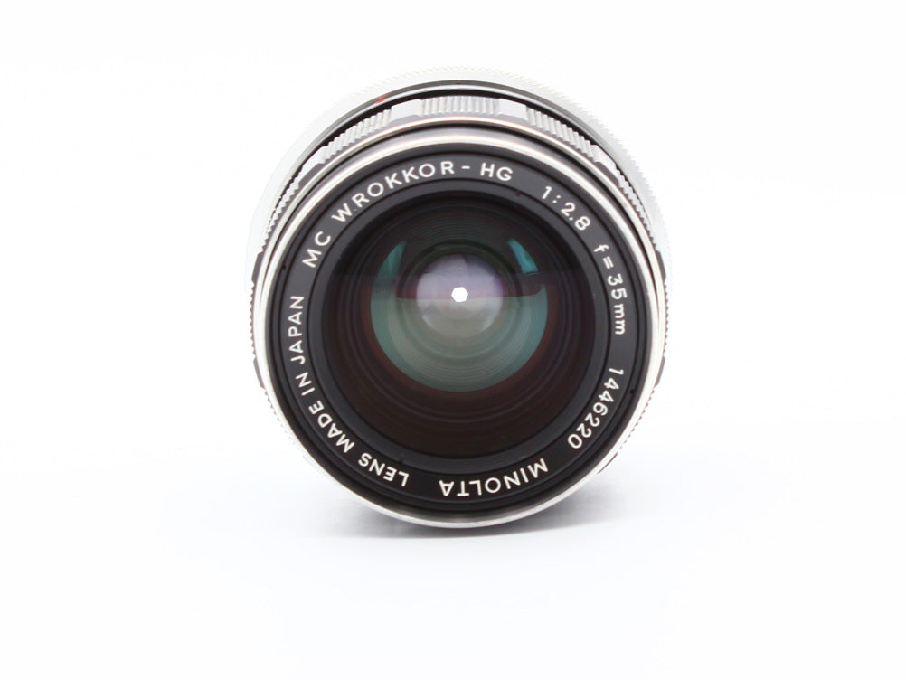 Minolta SRT101 SLR Film Camera MC W.Rokkor-HG 35mm f/2.8 Lens from JAPAN【Exc+4】