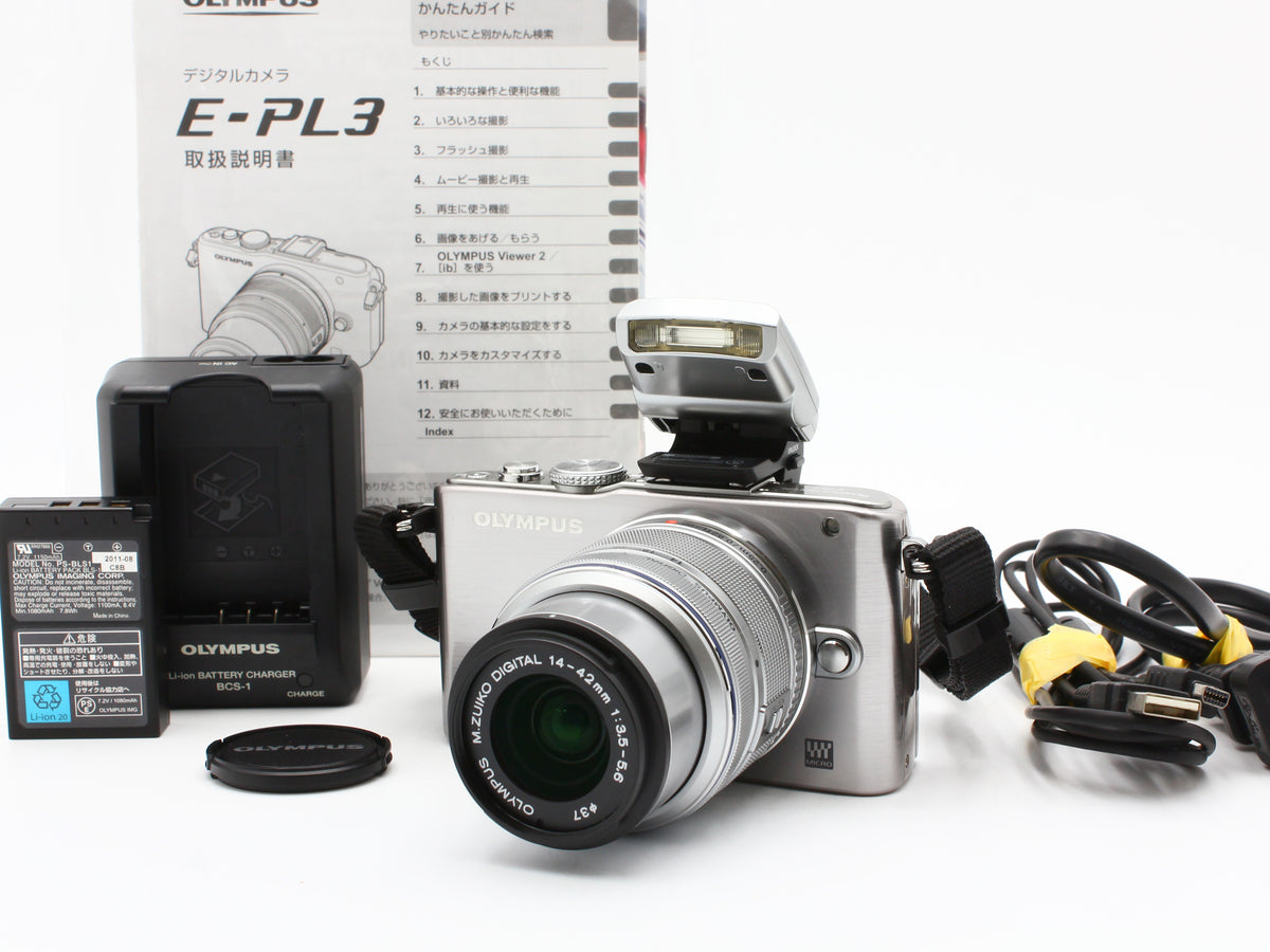 OLYMPUS PEN Life E-PL3 Digital Camera 14-42mm f/3.5-5.6 ⅡR Lens JAPAN【Exc+4】